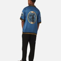 99 Cabana Country Club Silk Shirt Blue -Nuvora Fit Sales 02045524 YX001 mens 0080