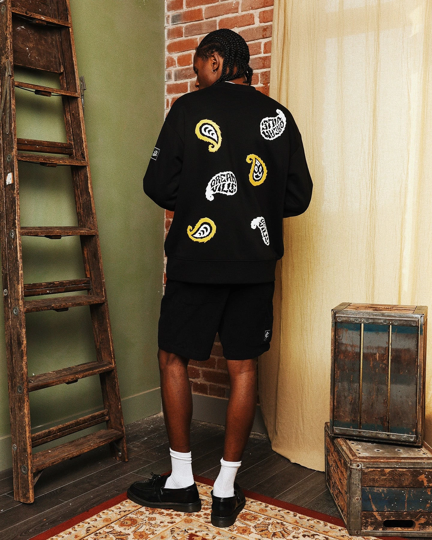 Dreamville Paisley Crewneck Black 10 Dreamville Paisley Crewneck Black - Image 8