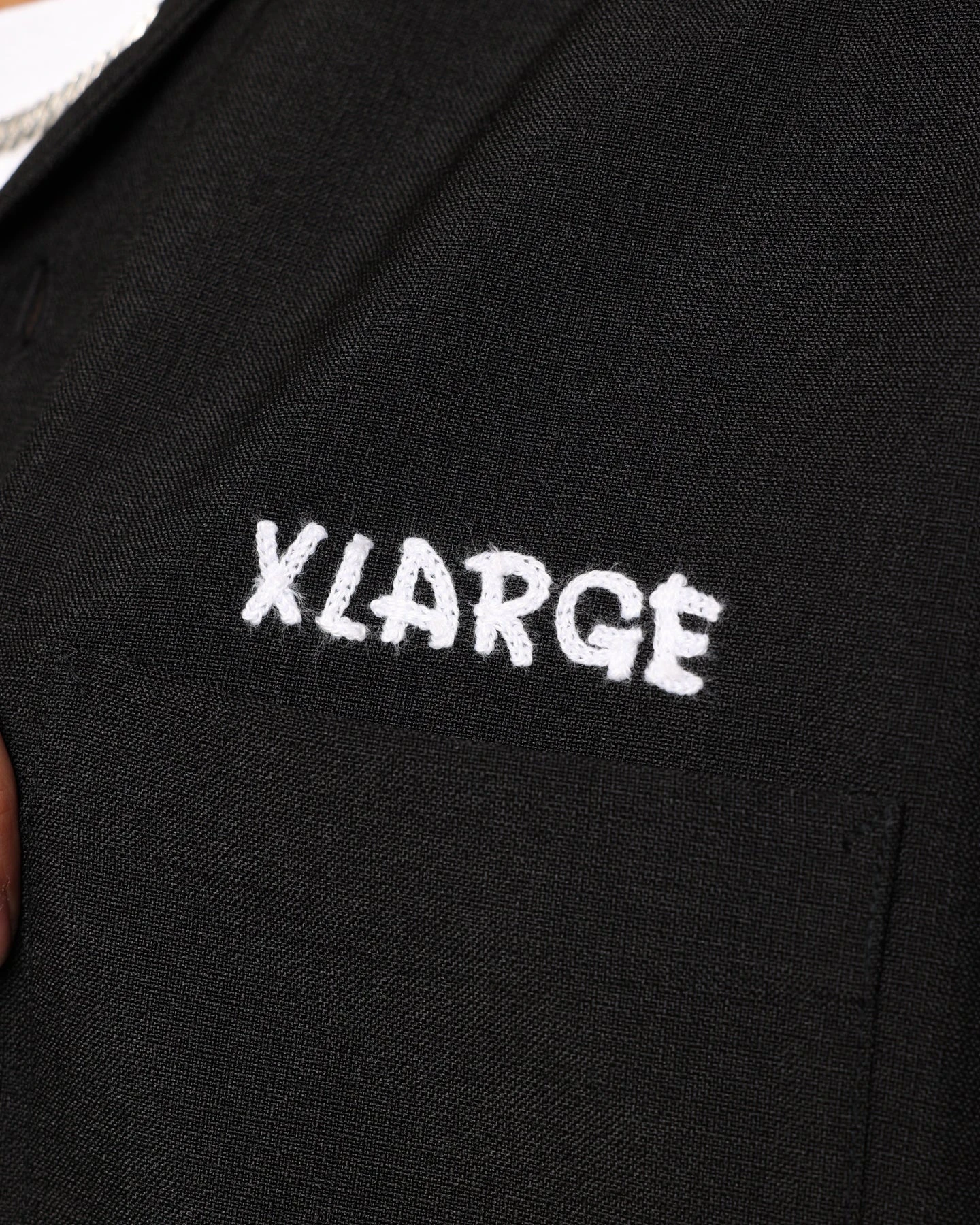 X-Large Drawing OG Open Collar T-Shirt Black 10 X-Large Drawing OG Open Collar T-Shirt Black - Image 8