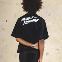 404 Form And Function Button Up Shirt Black