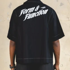 404 Form And Function Button Up Shirt Black -Nuvora Fit Sales 02045607 YB001 mens 0000050 scaled