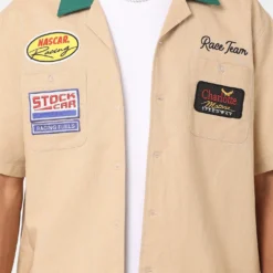 The New Establishment CMS Race Team Shirt Stone/Green -Nuvora Fit Sales 02045613 YS403 mens 0040