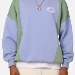 Carre C Star Panelled Crewneck Pale Blue -Nuvora Fit Sales 02045622 YP838 mens 0030