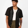 XXIII Ryda Button Up Shirt Black -Nuvora Fit Sales 02045884 YB001 mens 0010