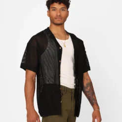XXIII Ryda Button Up Shirt Black -Nuvora Fit Sales 02045884 YB001 mens 0050