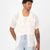 XXIII Ryda Button Up Shirt White 2 XXIII Ryda Button Up Shirt White -Nuvora Fit Sales 02045884 YW100 mens 00010