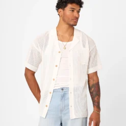 Nuvora Fit Sales 46 XXIII Ryda Button Up Shirt White