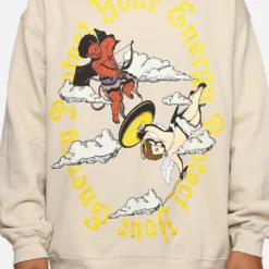 Goat Crew Protect Your Energy Crewneck Stone -Nuvora Fit Sales 02046014 YS400 mens 0030