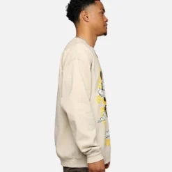 Goat Crew Protect Your Energy Crewneck Stone -Nuvora Fit Sales 02046014 YS400 mens 0050