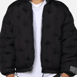 Ksubi Flight Puffer Jacket Black -Nuvora Fit Sales 02046023 YB001 mens 0020
