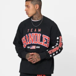 Goat Crew X UFC Michael Chandler Team Chandler Crewneck Navy -Nuvora Fit Sales 02046244 YN200 mens 0080