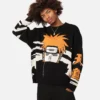 Goat Crew X Naruto Pain Knit Sweater Black/Off White -Nuvora Fit Sales 02046345 YB479 mens 0010