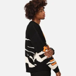 Goat Crew X Naruto Pain Knit Sweater Black/Off White 16 Goat Crew X Naruto Pain Knit Sweater Black/Off White -Nuvora Fit Sales 02046345 YB479 mens 0060