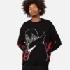 Goat Crew X Naruto Itachi Knit Sweater Black/Red -Nuvora Fit Sales 02046346 YB004 mens 00100