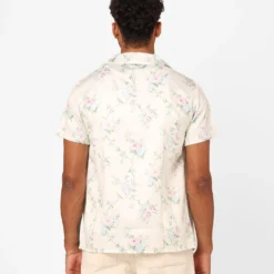 XXIII Anthony Button Up Shirt Cream/Blue/Pink -Nuvora Fit Sales 02046518 YC760 mens 0040