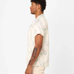 XXIII Anthony Button Up Shirt Cream/Blue/Pink -Nuvora Fit Sales 02046518 YC760 mens 0060