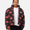 Goat Crew X Naruto Akatsuki Puffer Jacket Black 2 Goat Crew X Naruto Akatsuki Puffer Jacket Black -Nuvora Fit Sales 02046600 YB001 mens 0010