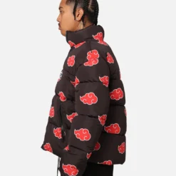 Goat Crew X Naruto Akatsuki Puffer Jacket Black -Nuvora Fit Sales 02046600 YB001 mens 0060