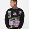 Goat Crew Moto X Mania Crewneck Black -Nuvora Fit Sales 02046642 YB001 mens 0010