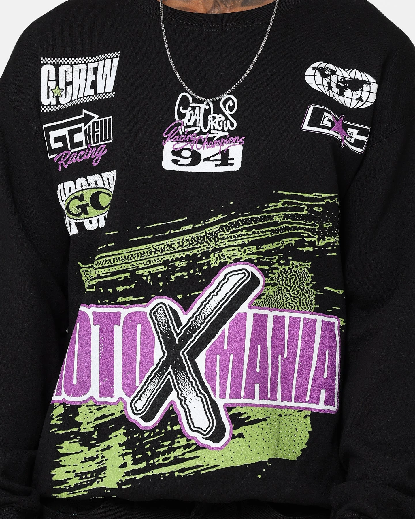 Goat Crew Moto X Mania Crewneck Black 5 Goat Crew Moto X Mania Crewneck Black - Image 3