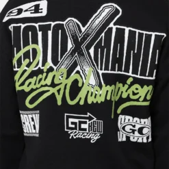 Goat Crew Moto X Mania Crewneck Black 11 Goat Crew Moto X Mania Crewneck Black -Nuvora Fit Sales 02046642 YB001 mens 0050