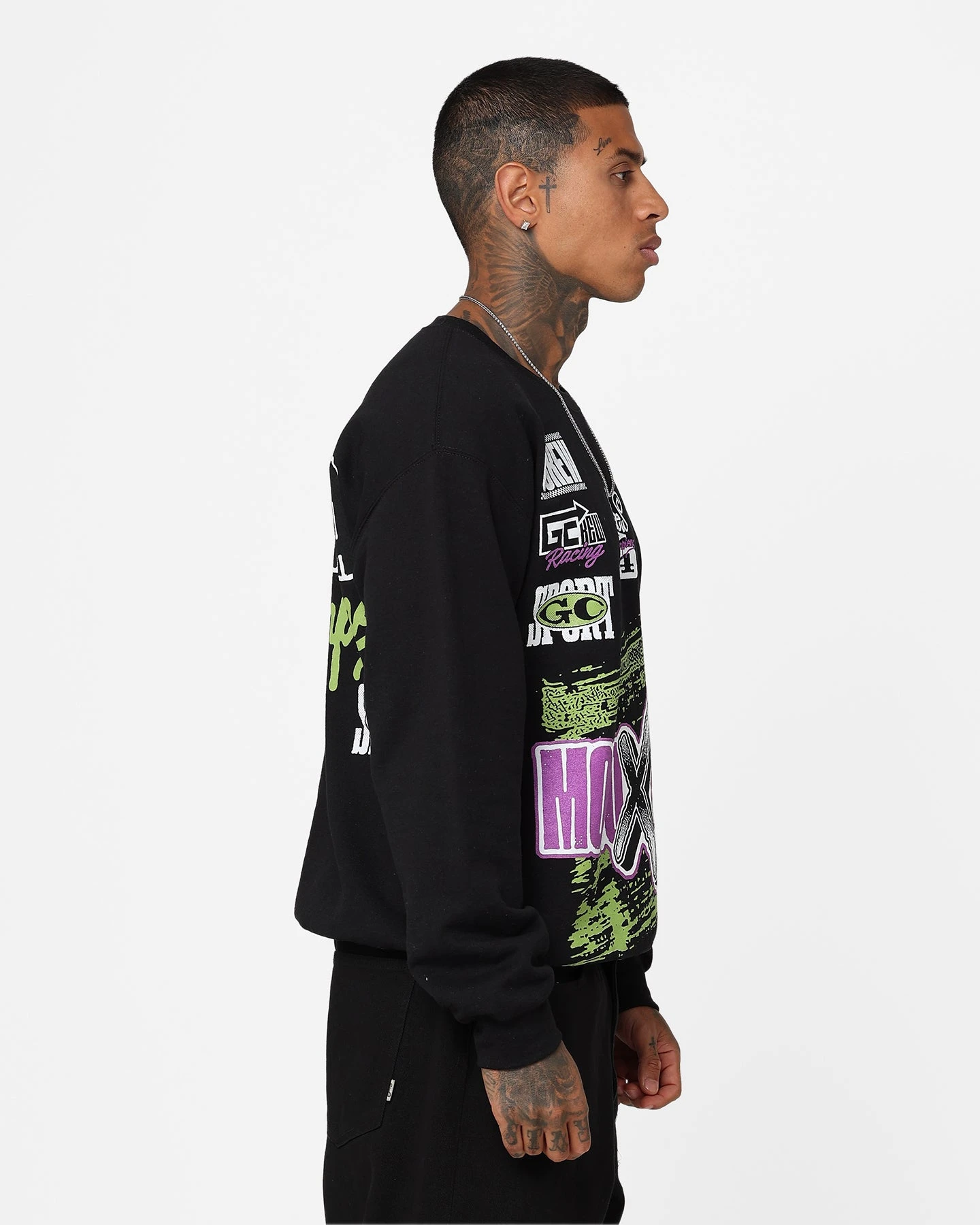 Goat Crew Moto X Mania Crewneck Black 7 Goat Crew Moto X Mania Crewneck Black - Image 5