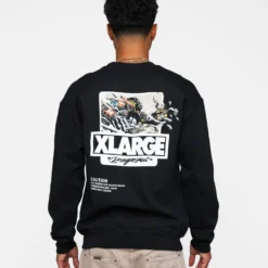 X-Large X Dragon 76 Sweatshirt Black -Nuvora Fit Sales 02046932 YB001 default 0050