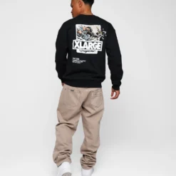 X-Large X Dragon 76 Sweatshirt Black -Nuvora Fit Sales 02046932 YB001 default 0080