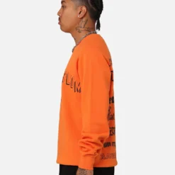 American Thrift X DC Batman Arkham Asylum Crewneck Neon Orange 16 American Thrift X DC Batman Arkham Asylum Crewneck Neon Orange -Nuvora Fit Sales 02047106 YN358 mens 0070