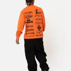 American Thrift X DC Batman Arkham Asylum Crewneck Neon Orange 17 American Thrift X DC Batman Arkham Asylum Crewneck Neon Orange -Nuvora Fit Sales 02047106 YN358 mens 0080