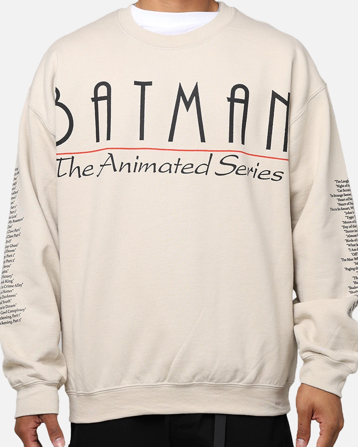 American Thrift X DC Batman The Animated Series Crewneck Sand 6 American Thrift X DC Batman The Animated Series Crewneck Sand - Image 4
