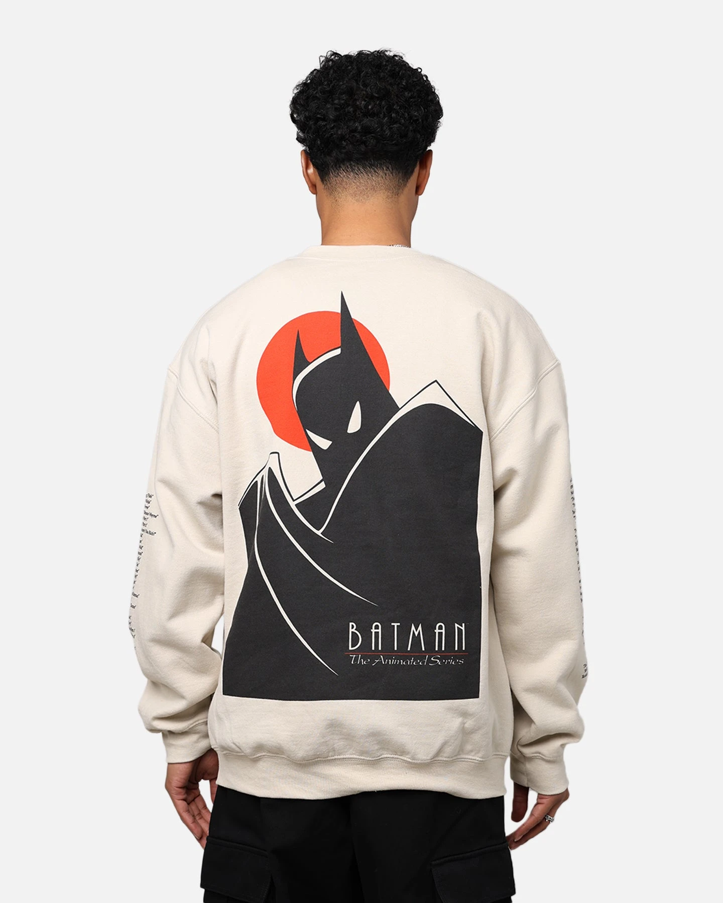 American Thrift X DC Batman The Animated Series Crewneck Sand 7 American Thrift X DC Batman The Animated Series Crewneck Sand - Image 5