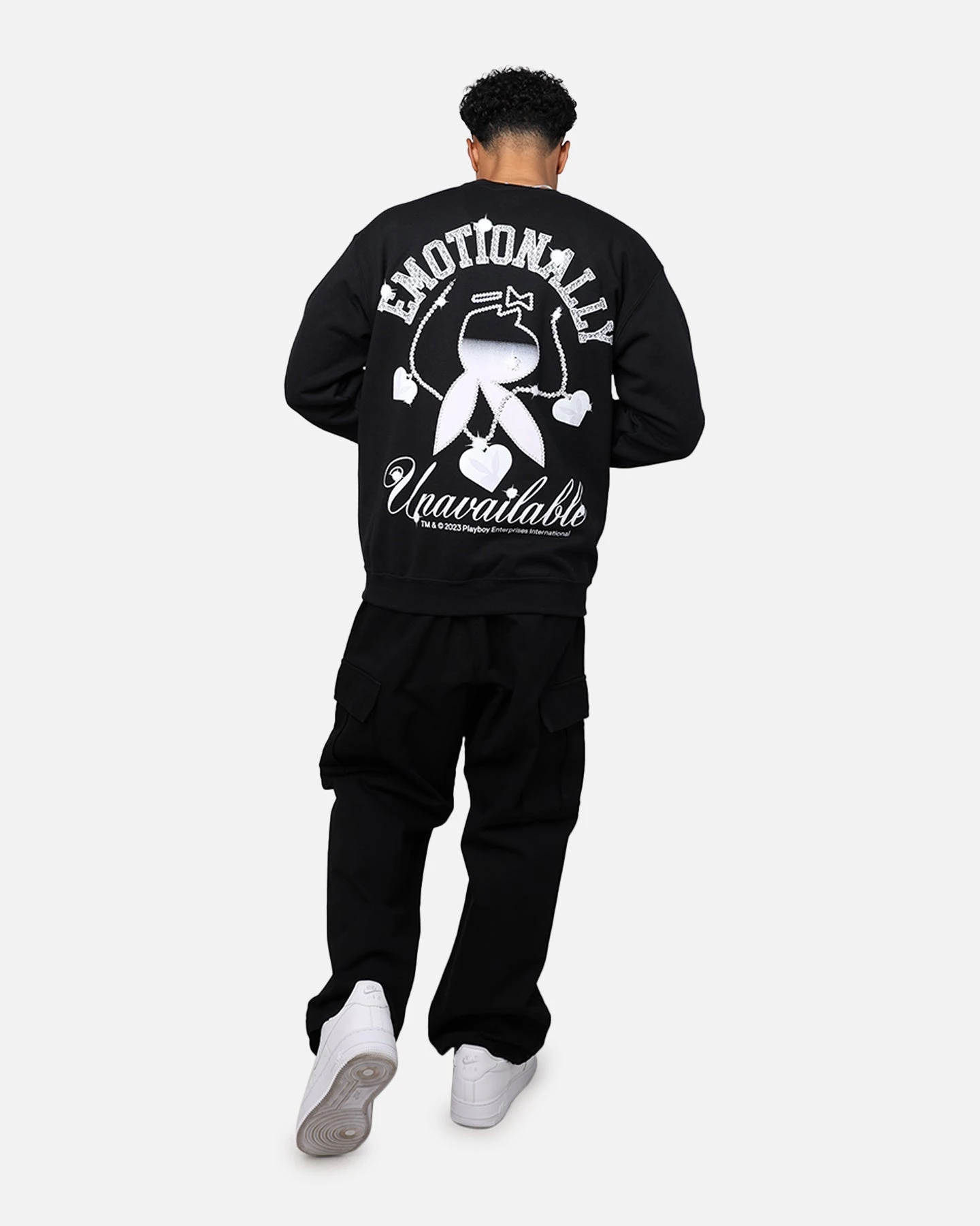 Playboy By Culture Kings Diamonds Are Forever Crewneck Black 10 Playboy By Culture Kings Diamonds Are Forever Crewneck Black - Image 8
