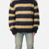 MNML Striped Mohair Sweater Black -Nuvora Fit Sales 02047455 YB001 mens 0010