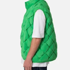 MNML Woven Puffer Vest Green -Nuvora Fit Sales 02047462 YG600 mens 0030