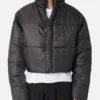 MNML Cropped Puffer II Jacket Black -Nuvora Fit Sales 02047535 YB001 mens 0010