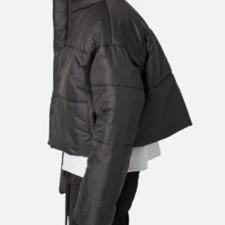 MNML Cropped Puffer II Jacket Black -Nuvora Fit Sales 02047535 YB001 mens 0030