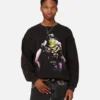 American Thrift X Goosebumps The Haunted Mask Crewneck Black Wash 1 American Thrift X Goosebumps The Haunted Mask Crewneck Black Wash -Nuvora Fit Sales 02048239 YB295 mens 0010