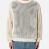 MNML Mesh Knit Sweater Cream -Nuvora Fit Sales 02048351 YC600 mens 0010