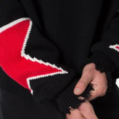 MNML Star Sweater Black -Nuvora Fit Sales 02048363 YB001 mens 0060