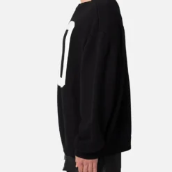 MNML Varsity Knit Sweater Black -Nuvora Fit Sales 02048369 YB001 mens 0030