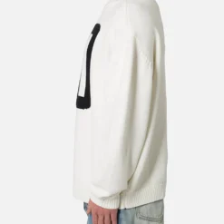 MNML Varsity Knit Sweater Off White -Nuvora Fit Sales 02048370 YO007 mens 0030 45b05e79 6c30 4165 ac44 18d7e0f89639