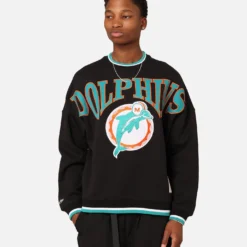 Mitchell & Ness Miami Dolphins Shooting Crew Black