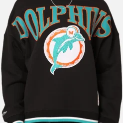 Mitchell & Ness Miami Dolphins Shooting Crew Black 11 Mitchell & Ness Miami Dolphins Shooting Crew Black -Nuvora Fit Sales 02048560 YB001 mens 0030