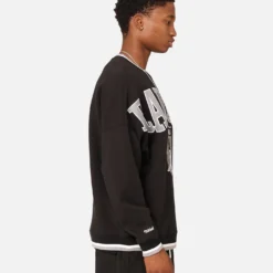 Mitchell & Ness Oakland Raiders Shooting Crewneck Black -Nuvora Fit Sales 02048562 YB001 mens 0050