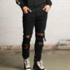 Saint Morta Rework Jeans Black 2 Saint Morta Rework Jeans Black -Nuvora Fit Sales 03002782 YB001 mens 00010