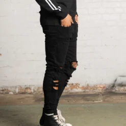 Saint Morta Rework Jeans Black -Nuvora Fit Sales 03002782 YB001 mens 00050