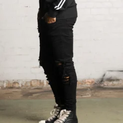 Saint Morta Rework Jeans Black -Nuvora Fit Sales 03002782 YB001 mens 00060