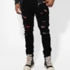 Saint Morta Bandana Summum Jean Black/Red -Nuvora Fit Sales 03004252 YB004 mens 00010