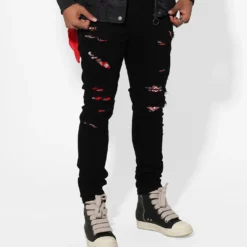 Saint Morta Bandana Summum Jean Black/Red 14 Saint Morta Bandana Summum Jean Black/Red -Nuvora Fit Sales 03004252 YB004 mens 050